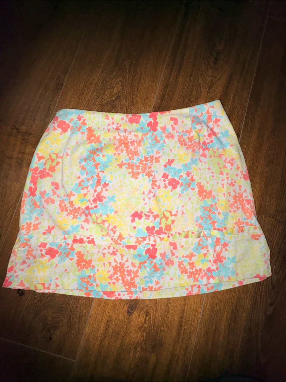 B. Moss Clothing Company Floral Print Stretch Skort Size 8